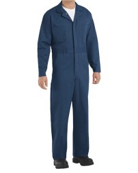 Red Kap Button-Front Cotton Coverall Additional Sizes