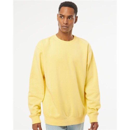 Independent Trading Co Midweight Pigment-Dyed Crewneck Sweatshirt
