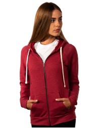 Next Level Women's Malibu Raglan Full-Zip Hoodie