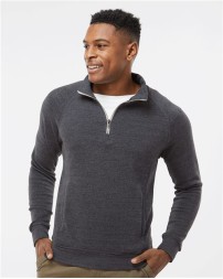 J America Triblend Quarter-Zip Sweatshirt