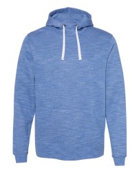 J America Mélange Fleece Hooded Sweatshirt