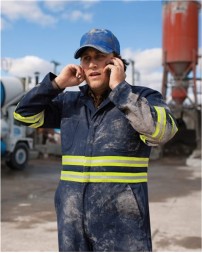 Red Kap Enhanced Visibility Action Back Coverall