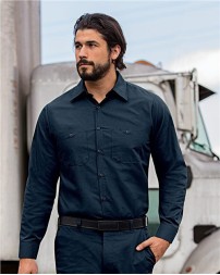 Red Kap Mimix Long Sleeve Work Shirt - Tall Sizes