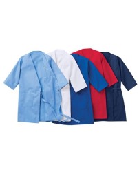 Red Kap Collarless Butcher Wrap