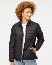 Independent Trading Co Women's Puffer Jacket