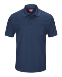 Red Kap Short Sleeve Performance Knit Pocket Polo