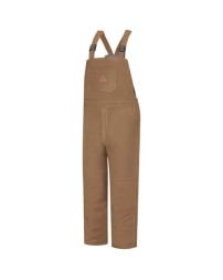 Bulwark Brown Duck Deluxe Insulated Bib Overall - EXCEL FR ComforTouch