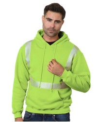Bayside USA-Made High Visibility Hooded Sweatshirt