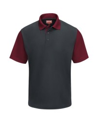 Red Kap Short Sleeve Performance Knit Color-Block Polo