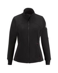 Bulwark Women's Zip Front Fleece Jacket-CottonSpandex Blend