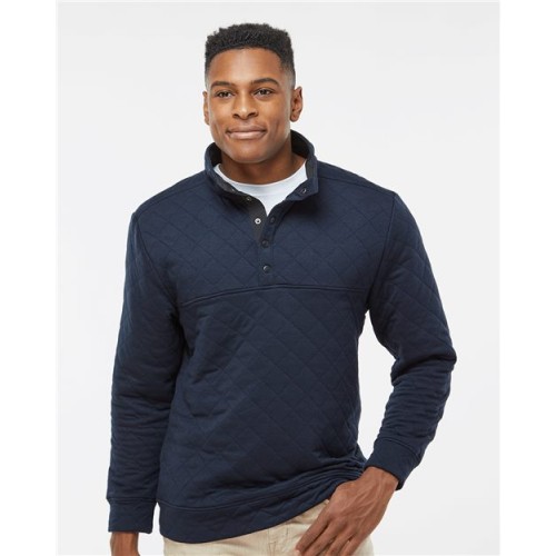 J America Quilted Snap Pullover
