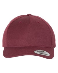 YP Classics Premium Five-Panel Curved Bill Snapback Cap