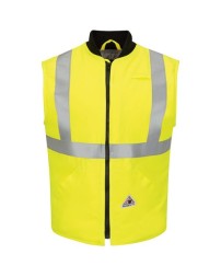 Bulwark Hi Vis Insulated Vest with Reflective Trim - CoolTouch2