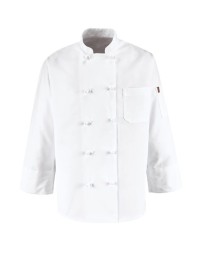 Chef Designs Ten Knot Button Chef Coat