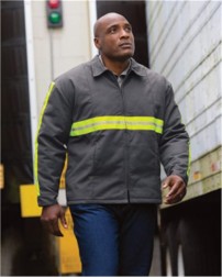 Red Kap Enhanced Visibility Perma-Lined Panel Jacket - Tall Sizes