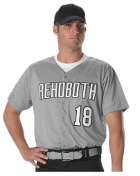 Alleson Athletic Full Button Lightweight Baseball Jersey