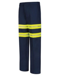 Red Kap Enhanced Visibility Wrinkle-Resistant Cotton Pants