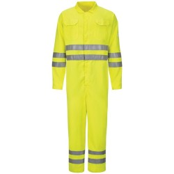 Bulwark Hi-Vis Deluxe Coverall with Reflective Trim - CoolTouch 2 - 7 oz
