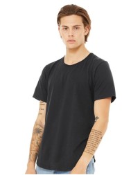 BELLA  CANVAS Jersey Curved Hem Tee