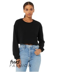BELLA  CANVAS FWD Fashion Women's Crop Long Sleeve Tee