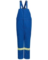 Bulwark Deluxe Insulated Bib Overall with Reflective Trim - Nomex IIIA - Tall Sizes
