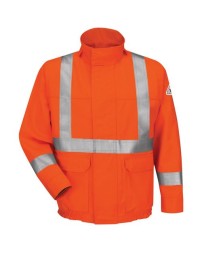 Bulwark Lined Bomber Jacket with CSA Compliant Reflective Trim - EXCEL FR ComforTouch