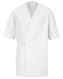 Red Kap Collarless Poplin Butcher Wrap