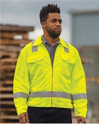 Red Kap Hi-Visibility Ike Jacket