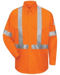Bulwark Work Shirt With CSA Compliant Reflective Trim - EXCEL FR ComforTouch