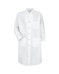 Red Kap Snap-Front Spun Polyester Butcher Coat
