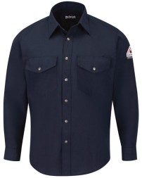 Bulwark Snap-Front Uniform Shirt - Nomex IIIA - 45 oz - Tall Sizes
