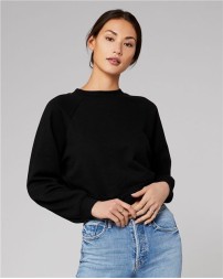 BELLA  CANVAS Women's Raglan Pullover Fleece