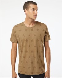 Code Five Star Print Tee