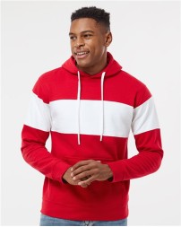J America Varsity Fleece Colorblocked Hooded Sweatshirt