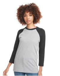 Next Level CVC Three-Quarter Sleeve Raglan T-Shirt