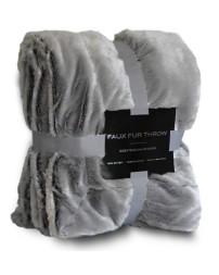 Alpine Fleece Faux Fur Throw
