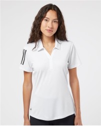 Adidas Women's Floating 3-Stripes Polo