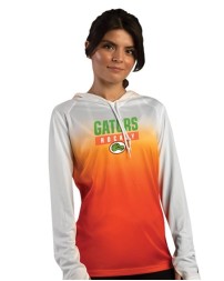 Badger Women's Ombre Long Sleeve Hooded T-Shirt