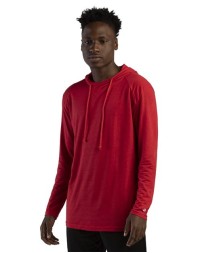 Badger Tri-Blend Surplice Hooded Long Sleeve T-Shirt