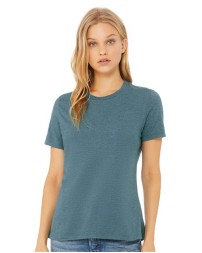 BELLA  CANVAS Womens Relaxed Fit Heather CVC Tee
