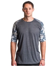 Badger Vintage Camo Sport Triblend T-Shirt