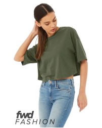 BELLA  CANVAS Women's Jersey Crop Tee