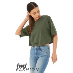 BELLA  CANVAS Women's Jersey Crop Tee