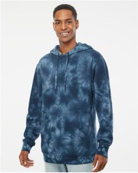 Independent Trading Co Midweight Tie-Dyed Hooded Sweatshirt