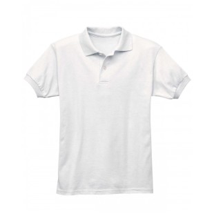 Hanes Youth EcoSmart Jersey Knit Polo