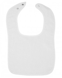 1003 Rabbit Skins Infant Contrast Trim Terry Bib