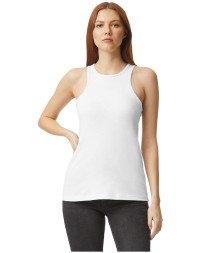 101CVC American Apparel Ladies' CVC Racerneck Tank