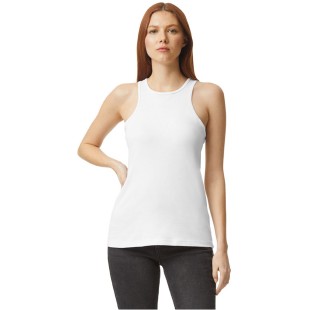 American Apparel Ladies' CVC Racerneck Tank