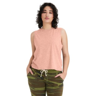 Alternative Ladies' Go-To CVC Cropped Muscle T-Shirt