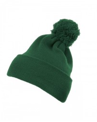 Yupoong Cuffed Knit Beanie with Pom Pom Hat